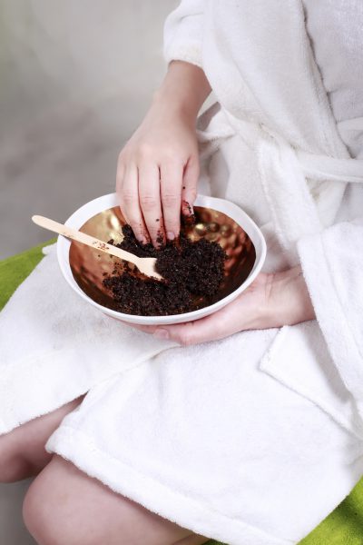 JAVA Body Scrub in a Bowl
